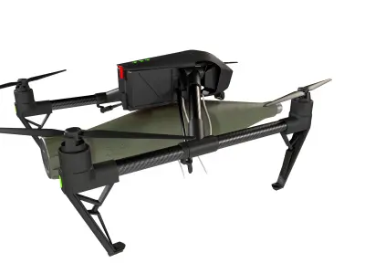 Kamikaze Bombing Drone Low-poly 3D model