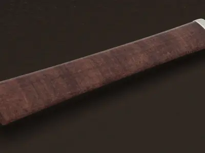 Katana Low-poly 3D model 2