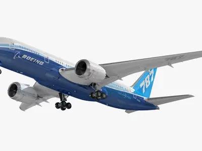 Boeing 787-8 Dreamliner 3D model purchase