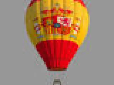 SpainFlag-Parachute hot air balloon with spanish coat of arms 3D model