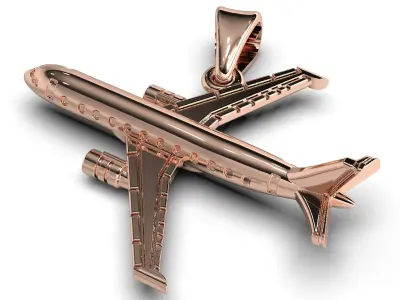 Airplane airbus pendant 3D print model