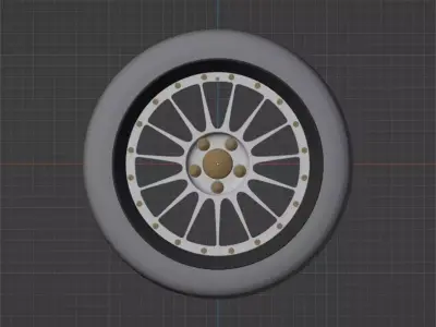SSR Professor TF1 Rims 3D model