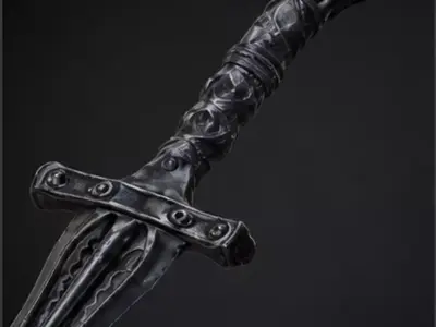 Nightreaver Dagger Low-poly 3D model