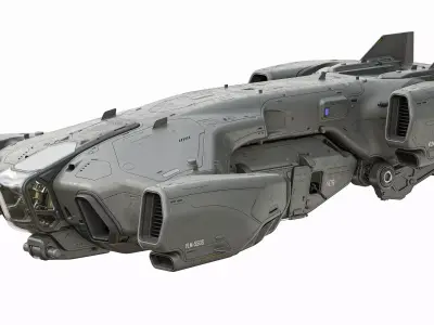 Dropship Concept 3D model