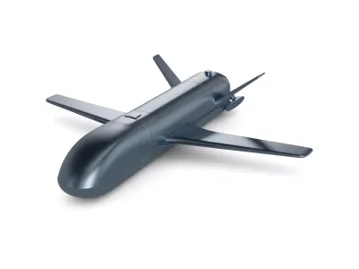 Military USV 3D model