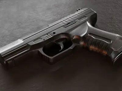 Walther Gun 3D model