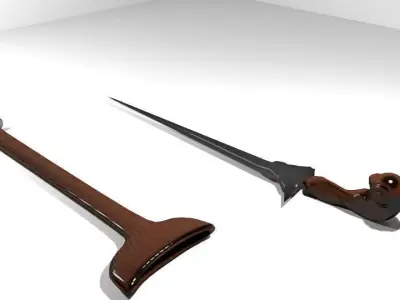 Keris Sumatera 3D model