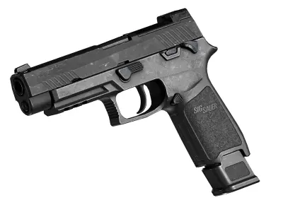 SIG SAUER M17 P320 PISTOL Low-poly 3D model