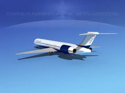 McDonnell Douglas MD-90 Liberty Jet 3D model