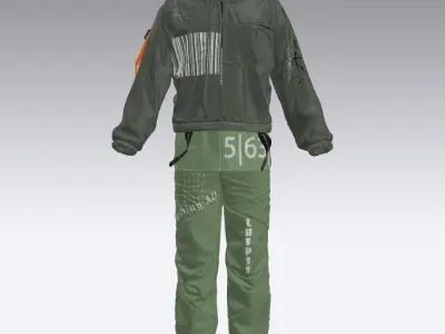 SPORT CYBERPUNK SET 3D model