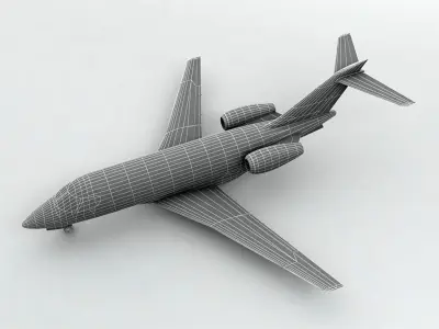 Sino Swearing SJ-30 Aircraft Low-poly 3D model