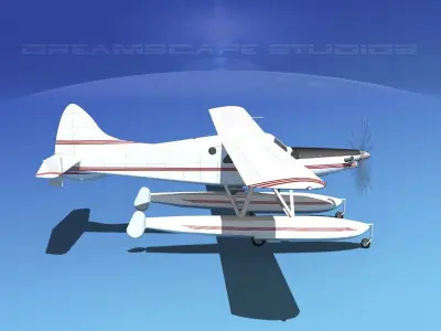 DeHavilland DHC-2 Turbo Beaver V03 3D model