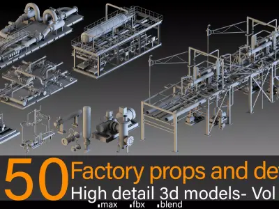 50- Factory props and details- Vol 18 3D model