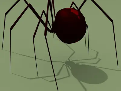 Black Widow Spider 3D model