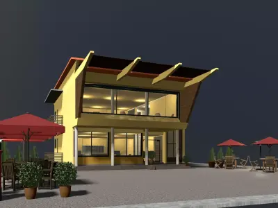 Cafe 2023-0007 3D model
