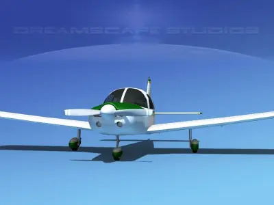 Piper PA-28-235 Cherokee V14 3D model