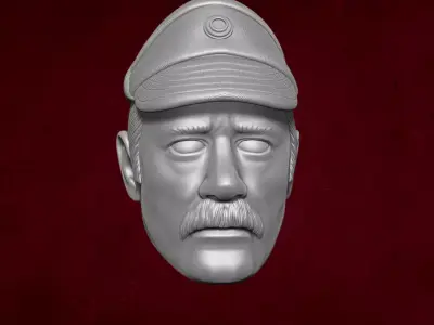 Admiral Pellaeon Star Wars Fan Art STL Files for Action Figures 3D print model