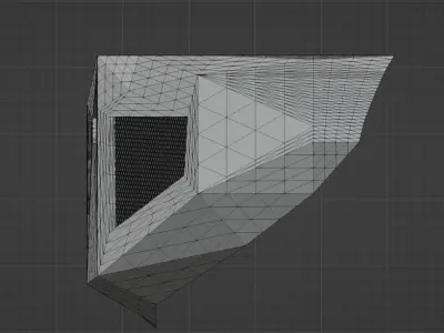 Fusion Bumper Low-poly 3D model