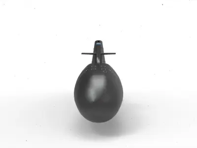 Taigei Class Submarine 3D model