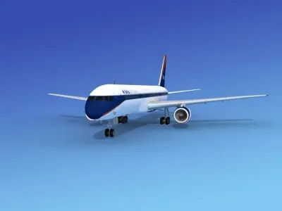 Boeing 757-200 Delta 3 3D model