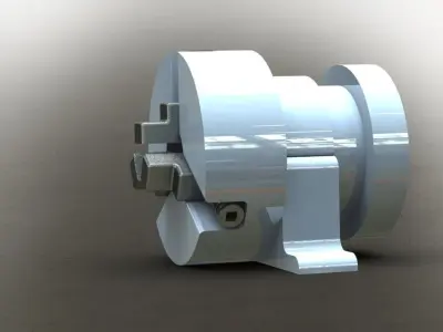 3 Jaw independent Chuck Free 3D model