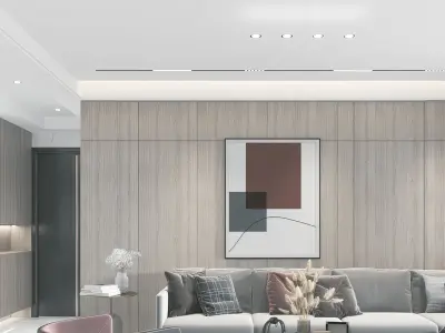 Guest Modern Panoramic Restaurant 3D model