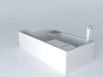 didianeorkut area lazer backyard barbecue Free 3D model