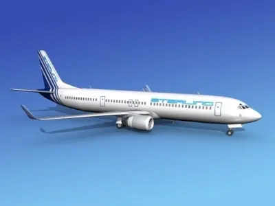 Boeing 737-900ER Sterling Air 3D model