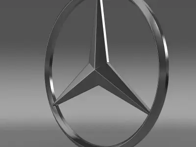 Mercedes Logo 3D model