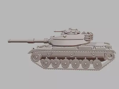 M60A1 Main Battle Tank Cold War U S Armor 3D Printable  3D print model