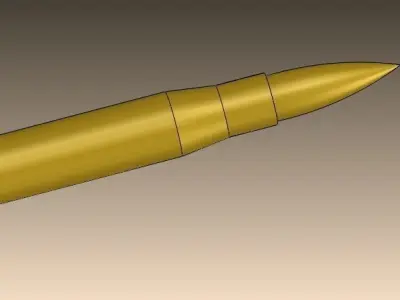 Sniper Bullet Free 3D model
