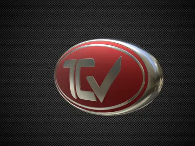 tcv logo 3D model