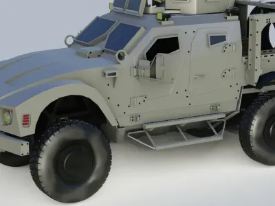 Oshkosh M-ATV Military Jeep 3D Print Model 3D print model