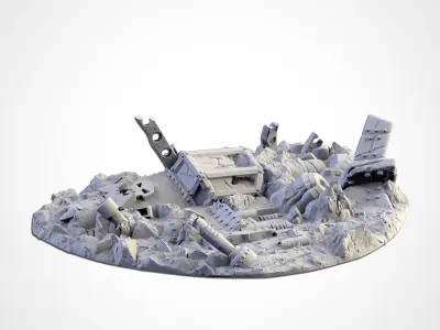 CRASHED PLANES 3D print model