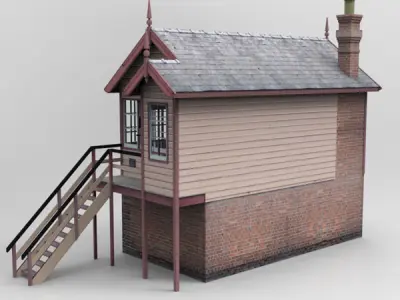 GWR Signal Box 3D model