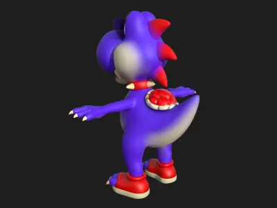 Boshi from Super Mario Low-poly 3D model