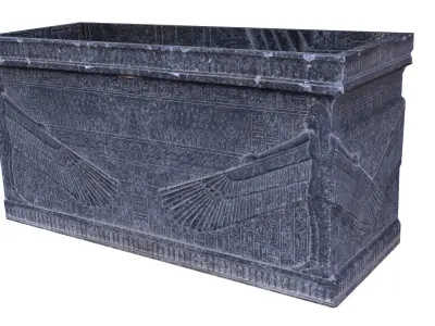 4K Egypt Pack Tombs Sculptures Modular Desert Sand Landscape Low-poly 3D model