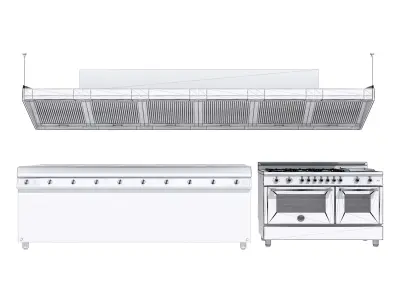 Commercial Kitchen Equipments 3D model