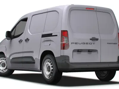 Peugeot Partner SWB 2024 3D model