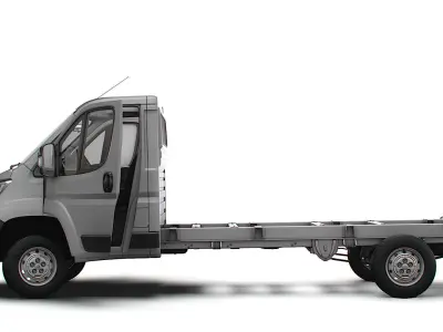 Citroen Jumper Chassis Truck SCab 4035WB HQInterior 2023 3D model