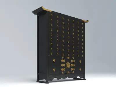 KOREAN HERB CABINET 01 3D model