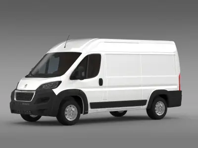 Peugeot Manager Furgon L2H2 2017 3D model