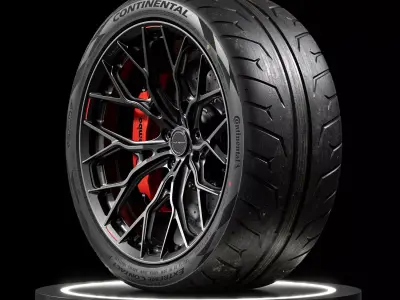 Continental Extreme Contact Force 265 35 ZR19 3D model