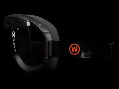 Flower goggles 3D model