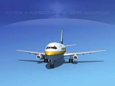 Boeing 737-100 Bahamasair 1 3D model