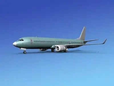 Boeing 737-900ER Jet 3D model