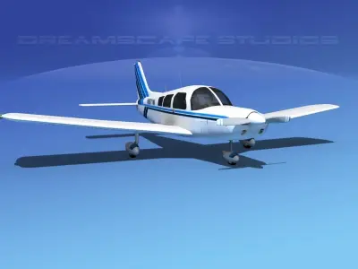 Piper PA-28  V19 3D model
