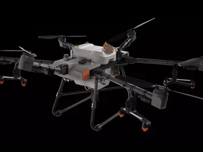 DJI Agras T30 Agricultural Spray Drone 3D model