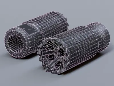 Muzzle Brake Pack Vol 2 Low-poly 3D model