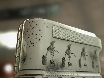 game ready sifi prop Free low-poly 3D model